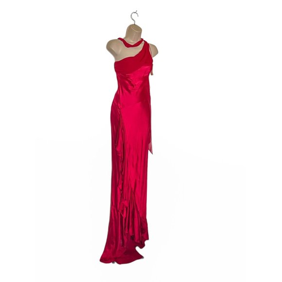Vintage Warner Brothers Costume Department Satin Dina Bar-el Gown 30's Bias Cut - Picture 11 of 15